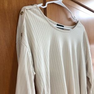 Women's espresso Cream Top